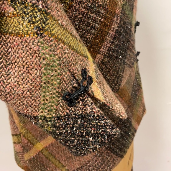 Beautuful PAULE VASSEUR Plaid Wool Blazer - Picture 6 of 10